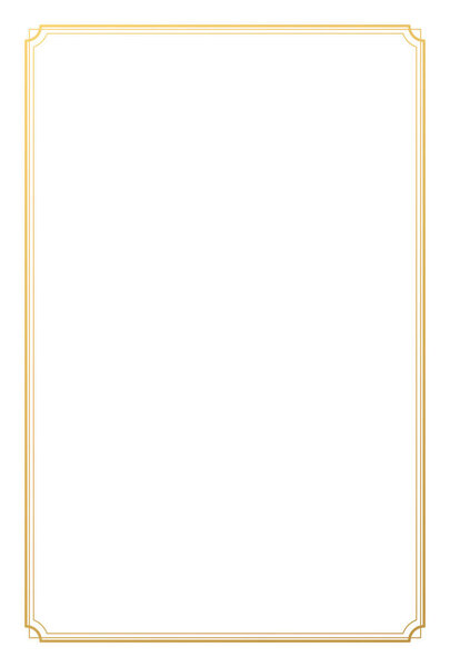 Elegant frame with simple rounded corners. (Line width can be changed.)