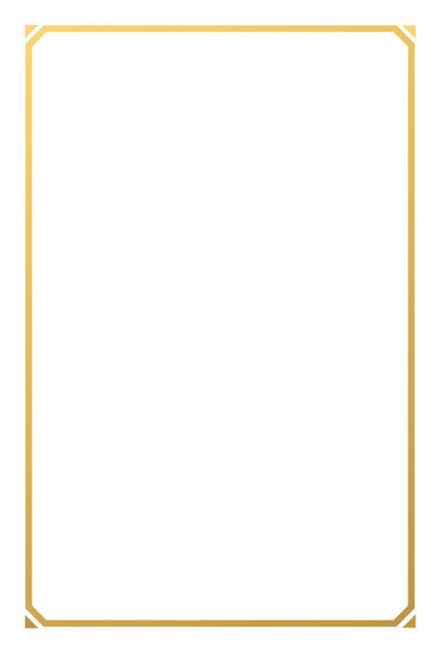 Elegant frames in a picture frame style with simple corners. (Line width can be changed.)