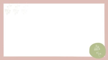 Bu bir arka plan animasyon videosu, elle boyanmış sert çiçekler sallanıyor. Döngüye alınabilir.