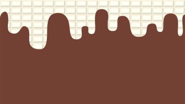 Bu, eriyen çikolatanın arka plan çizimi..