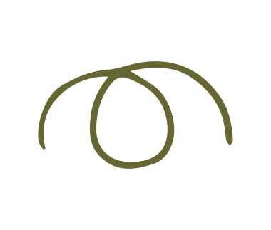 Bu, duygusal bir dipnotun elle çizilmiş bir simgesi..