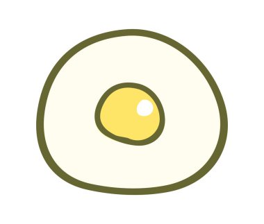 Elle çizilmiş yumurta resmi..