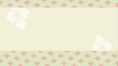 Bu, su kestanesi deseninin yavaşça dönüşünü gösteren bir arkaplan çerçeve çizimi. Döngüsel