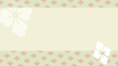 Bu, su kestanesi deseninin yavaşça dönüşünü gösteren bir arkaplan çerçeve çizimi. Döngüsel