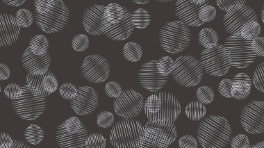 Bu, elle çizilmiş çizgilerle çizilmiş dairesel motifli tam kare bir çizim..