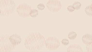 Çerçeve arkaplan canlandırması elle çizilmiş biçim çizgileriyle çember motifleri ile