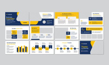 Business Presentation and slide layout background. Use for business annual reports, flyers, marketing, leaflet, advertising, brochure, and modern style. stock illustration