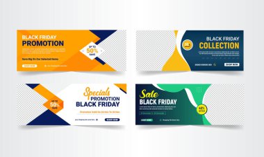 modern Professional Digital marketing social media Facebook cover or web banner template,