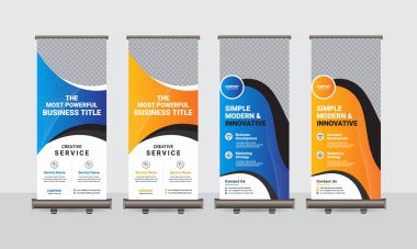 Business Roll Banner Set, Şirket İşletmeleri, Ajans, Seyahat, Spor Salonu, Moda