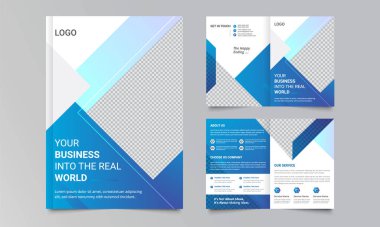 Corporate business presentation backgrounds design template and page layout design for brochure ,book , magazine, annual report and company profile , graphic elements design concept For Business.