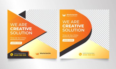 Business Social media post or banner Vector template