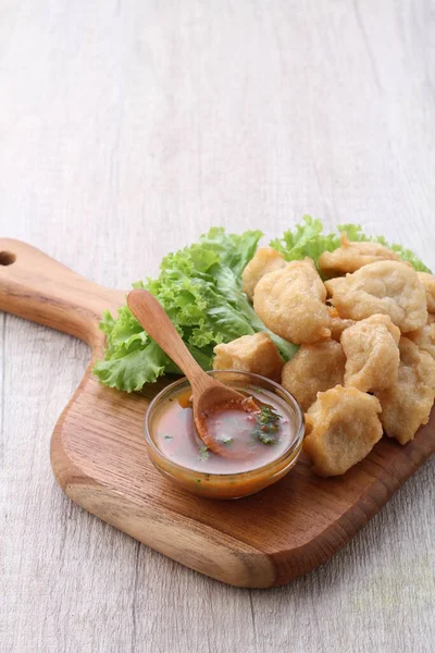 Fish Balls Typical Indonesian Food Made Fish Meat Mixture Other — Stock fotografie