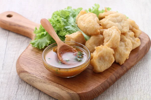 Fish Balls Typical Indonesian Food Made Fish Meat Mixture Other — 图库照片