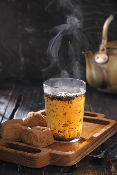 Traditional Thai Tea Lemon Cinnamon — 图库照片