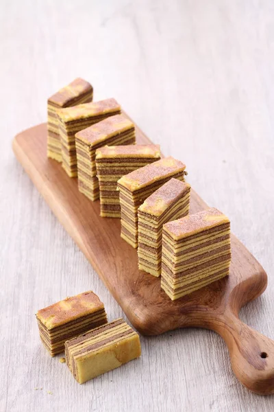 Stack Wooden Cubes Piece Wood — Foto Stock