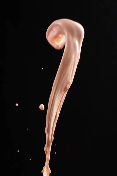 Gyönyörű Víz Splash Fekete Háttér — Stock Fotó