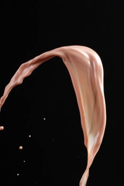 beautiful splash water on black background