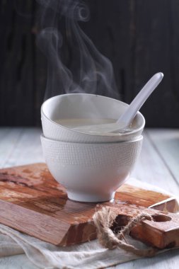 hot water to make coffee or tea