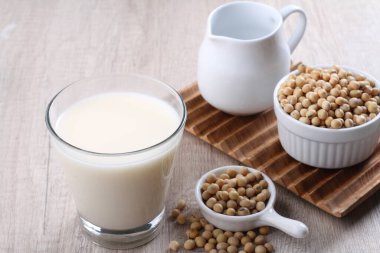 Soy milk also known as soya milk or soymilk, is a plant-based drink produced by soaking and grinding soybeans, boiling the mixture, and filtering out remaining particulates. It is a stable emulsion of oil, water, and protein.