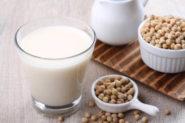 Soy milk also known as soya milk or soymilk, is a plant-based drink produced by soaking and grinding soybeans, boiling the mixture, and filtering out remaining particulates. It is a stable emulsion of oil, water, and protein.