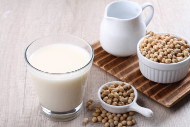 Soy milk also known as soya milk or soymilk, is a plant-based drink produced by soaking and grinding soybeans, boiling the mixture, and filtering out remaining particulates. It is a stable emulsion of oil, water, and protein.