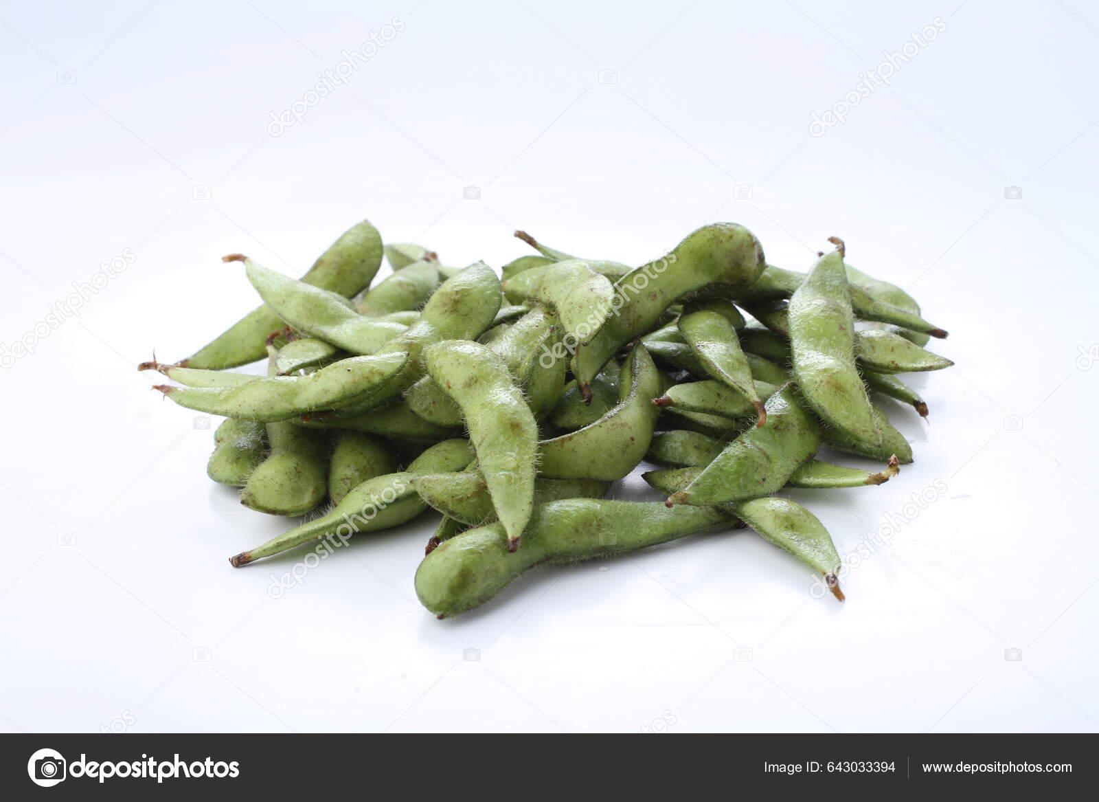 Edamame Japanese Dish Prepared Immature Soybeans Pod Pods Boiled