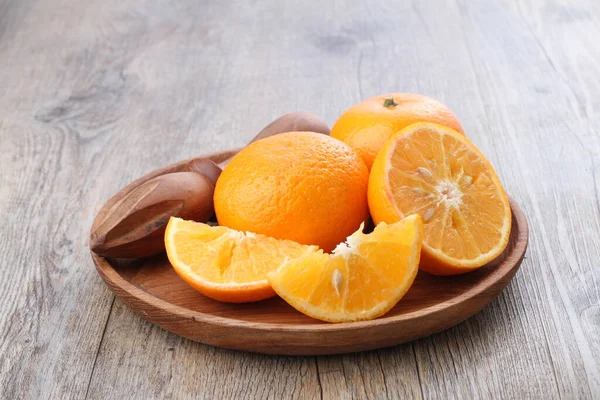 Orange Fruit Various Citrus Species Family Rutaceae Primarily Refers Citrus — Stockfoto
