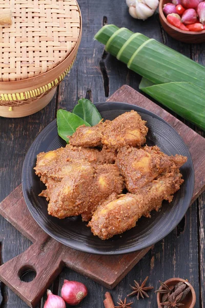 Rendang Traditional Indonesian Food — Stockfoto