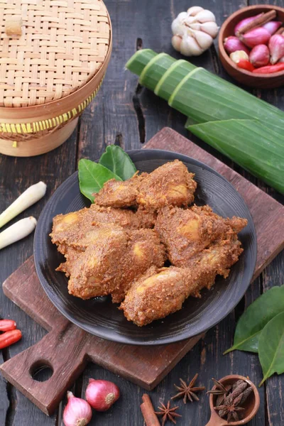 Rendang Traditional Indonesian Food — Stockfoto
