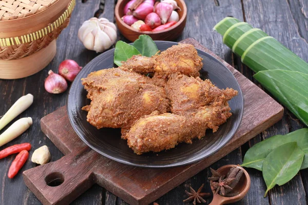 Rendang Traditional Indonesian Food — Foto de Stock