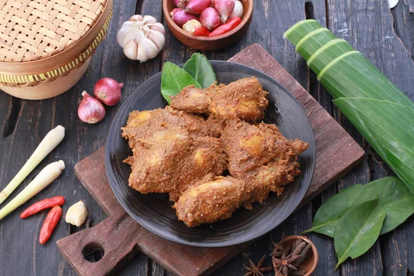 Rendang Ist Traditionelles Indonesisches Essen — Stockfoto