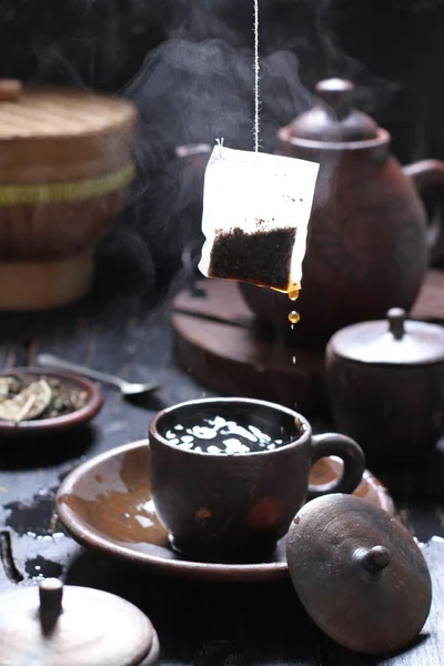 Çay Muhtemelen Çin Güneybatısı Myanmar Kuzeyinden Gelen Doğu Asya Özgü — Stok fotoğraf