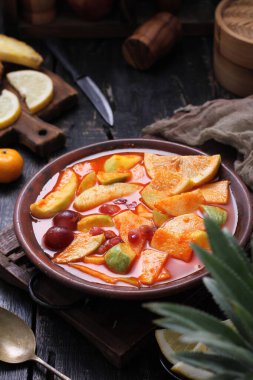 Asinan is a pickled vegetable or fruit dish, commonly found in Indonesia. Asin, Indonesian for 