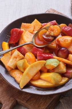 Asinan is a pickled vegetable or fruit dish, commonly found in Indonesia. Asin, Indonesian for 