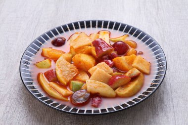 Asinan is a pickled vegetable or fruit dish, commonly found in Indonesia. Asin, Indonesian for 