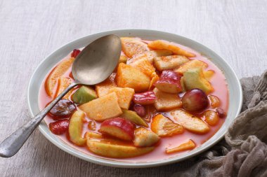 Asinan is a pickled vegetable or fruit dish, commonly found in Indonesia. Asin, Indonesian for 