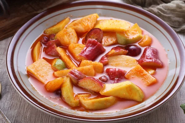 Asinan is a pickled vegetable or fruit dish, commonly found in Indonesia. Asin, Indonesian for 