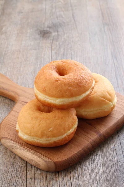 Donuts Fried Confectionery Made Wheat Flour Batter Granulated Sugar Egg — Stok fotoğraf