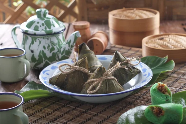 Bacang Bakcang Traditional Confectionery Chinese People Word Bakcang Itself Comes — Stock Photo, Image