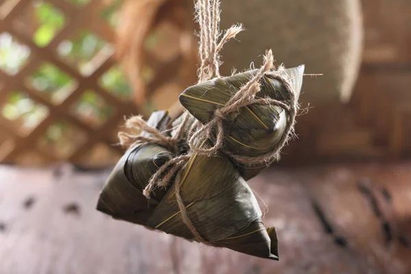 Bacang Nebo Bakcang Tradiční Cukrovinkou Čínského Lidu Slovo Bakcang Pochází — Stock fotografie