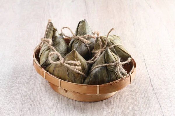 Bacang Nebo Bakcang Tradiční Cukrovinkou Čínského Lidu Slovo Bakcang Pochází — Stock fotografie