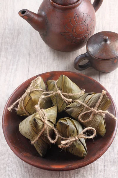 Bacang Bakcang Est Une Confiserie Traditionnelle Peuple Chinois Mot Bakcang — Photo