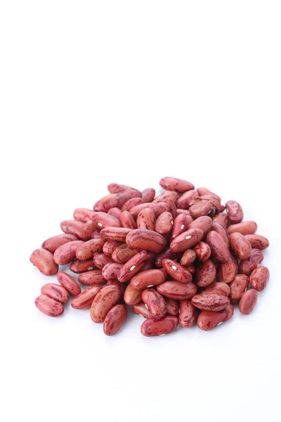 stock image red kidney beans on white background