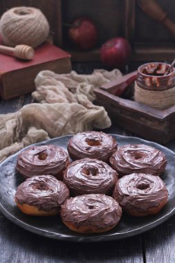 Çikolatalı Donut Ev Yapımı Lezzetli