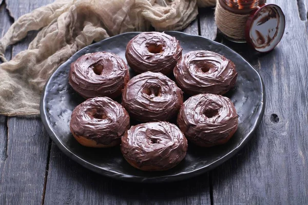 Çikolatalı Donut Ev Yapımı Lezzetli