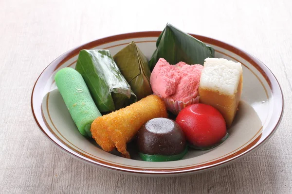 Jajanský Pasar Indonéské Tradiční Jídlo — Stock fotografie