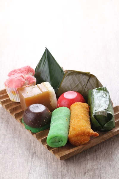 Jajanský Pasar Indonéské Tradiční Jídlo — Stock fotografie