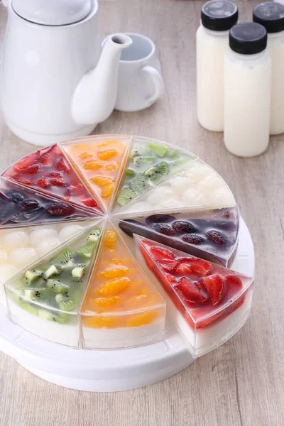 Lezzetli yiyeceklerin yakın görüntüsü