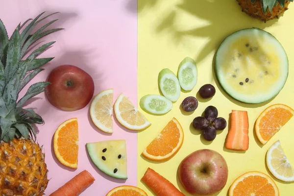 Slice Fruit Bright Background — Stock Photo, Image