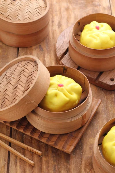 Buns Pao Form Cute Animal Characters — Stock Photo, Image